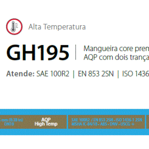 Aeroquip 2 Tramas de Aço Alta Temperatura