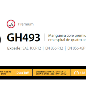 Aeroquip 4 Tramas de Aço