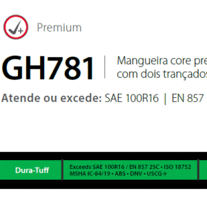 Aeroquip 2 Tramas de Aço